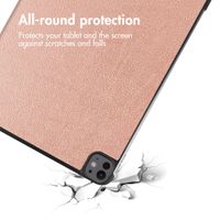 imoshion Trifold Book Case Apple iPad Pro 13 (2025) M5 / (2024) M4 - Rose Gold