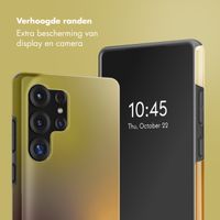 Selencia Vivid Backcover Samsung Galaxy S25 Ultra - Gradient Olive Dust