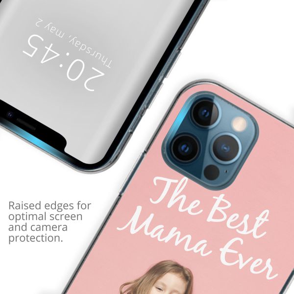 Ontwerp je eigen Apple iPhone 12 Pro Max gel hoesje - Transparant