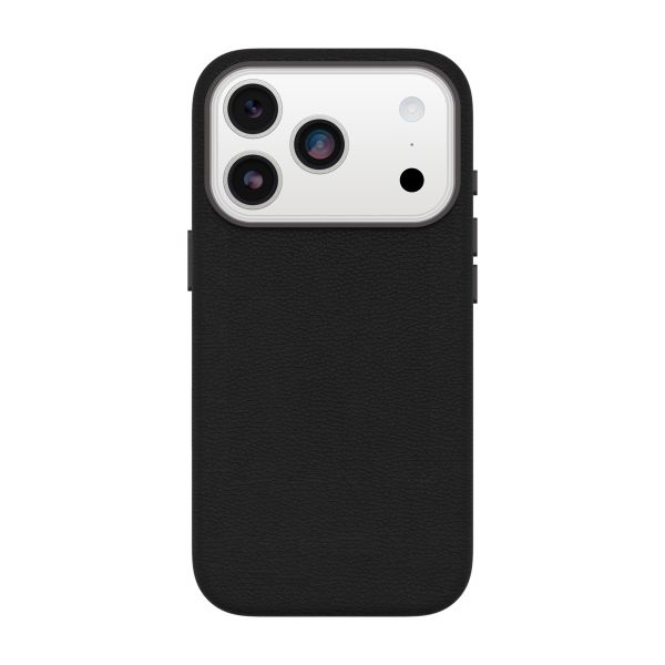 OtterBox Symmetry Cactus leren Backcover met MagSafe Apple iPhone 17 Pro - Noir Ash
