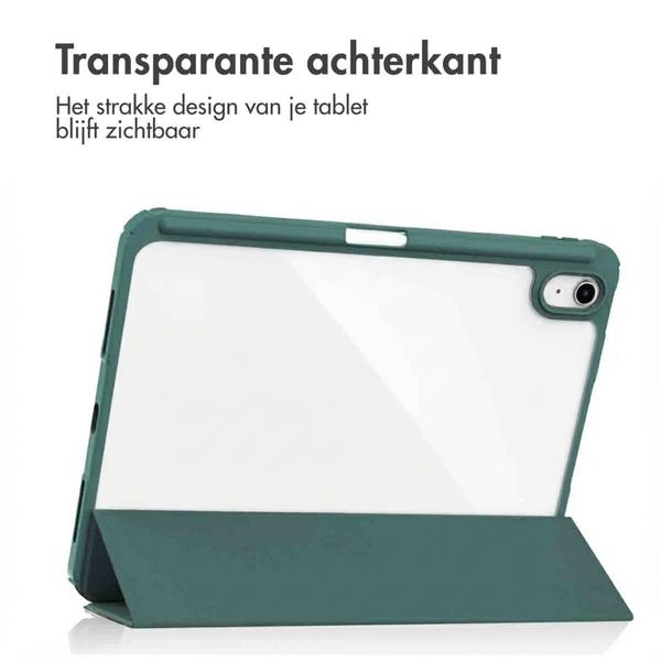 imoshion Trifold Hardcase Bookcase Apple iPad 11 (2025) 11 inch A16 / iPad 10 (2022) 10.9 inch - Groen