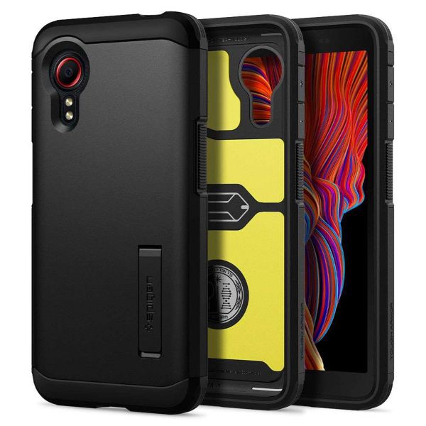 Spigen Tough Armor Backcover Samsung Galaxy Xcover 5 - Zwart