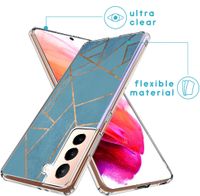 imoshion Design hoesje Samsung Galaxy S21 FE - Blue Graphic