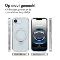 Accezz Ring Stand Backcover met MagSafe Apple iPhone 16e - Transparant