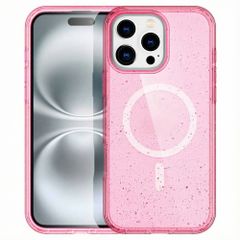 imoshion Sparkle Backcover met MagSafe Apple iPhone 16 Pro - Glitter Roze