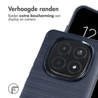 imoshion Brushed Backcover Xiaomi Redmi Note 15 Pro (4G) - Donkerblauw