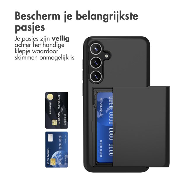 imoshion Backcover met pasjeshouder Samsung Galaxy A55 - Zwart