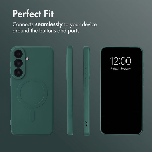 imoshion Colour Back Cover with MagSafe Samsung Galaxy S26 FE - Dark Green