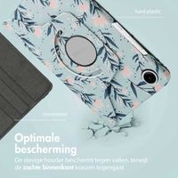imoshion 360° Draaibare Design Bookcase Samsung Galaxy Tab A9 8.7 inch - Flowers