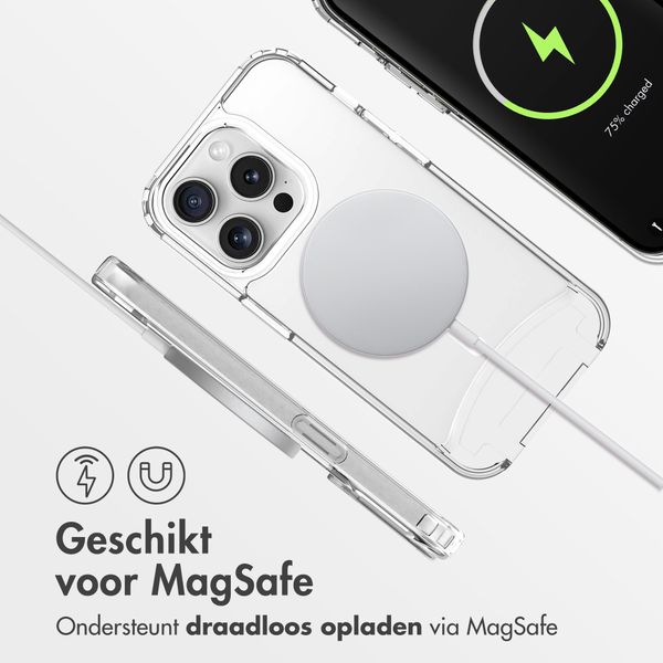 imoshion MagSafe Backcover met afneembaar koord Apple iPhone 15 Pro - Transparant