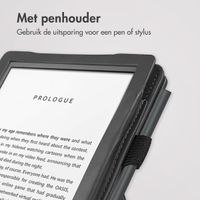 imoshion Stand Bookcase Sleepcover met strap Amazon Kindle (2024) / Amazon Kindle (2022) 11th gen - Zwart