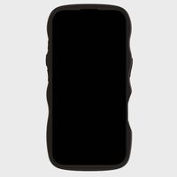 Holdit Wavy Case iPhone 16 - Black / Transparent