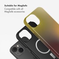 Selencia Vivid Back Cover with MagSafe Apple iPhone 14 - Gradient Olive Dust