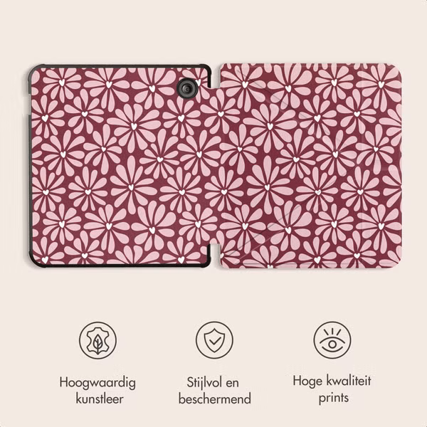 imoshion Design Vouwbare Bookcase Kobo Libra Colour - Bloom Love Blush