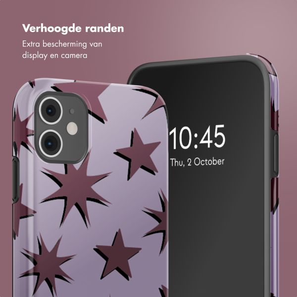 Selencia Vivid Backcover Apple iPhone 11 - Stars Plum Lilac