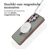 Accezz Ring Stand Backcover met MagSafe Samsung Galaxy S26 Ultra - Bruin