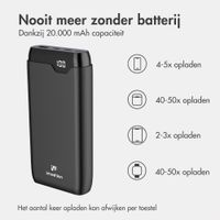 imoshion Powerbank 27.000 mAh - Quick Charge en Power Delivery - Zwart