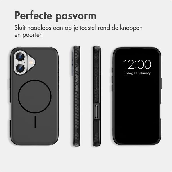 imoshion Color Backcover met Thin MagSafe Ring Apple iPhone 17 - Zwart