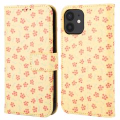 imoshion Design Bookcase iPhone 12 (Pro) - Sunny Yellow Petite Flowers