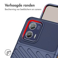 imoshion Thunder Backcover Motorola Moto G73 - Donkerblauw