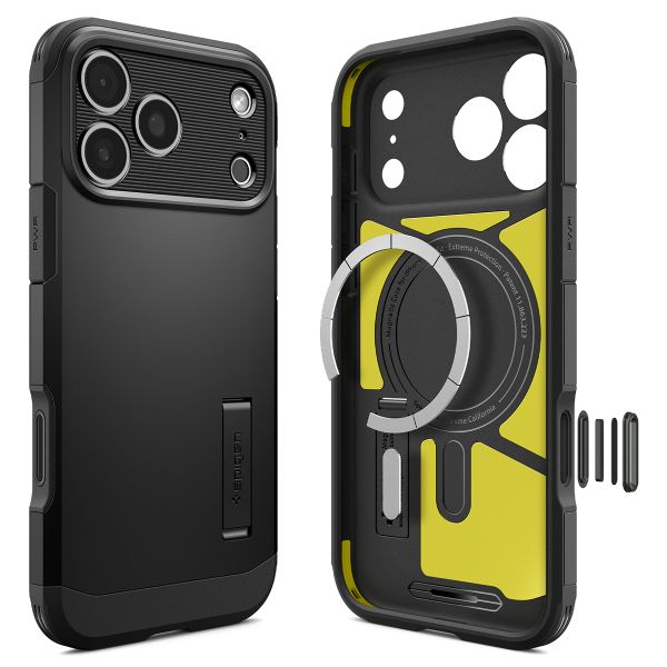 Spigen Tough Armor Backcover MagSafe Apple iPhone 18 Pro / 17 Pro - Black