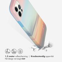 Selencia Aurora Fashion Backcover iPhone 12 (Pro) - Duurzaam hoesje - 100% gerecycled - Sky Sunset Multicolor