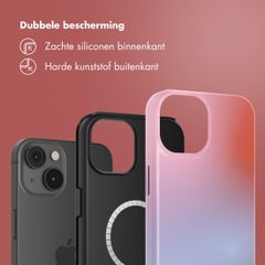 Selencia Vivid Backcover met MagSafe Apple iPhone 14 - Gradient Soft Blush
