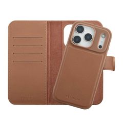 Selencia Olyn Detachable Bookcase with MagSafe Apple iPhone 17 Pro - Brown