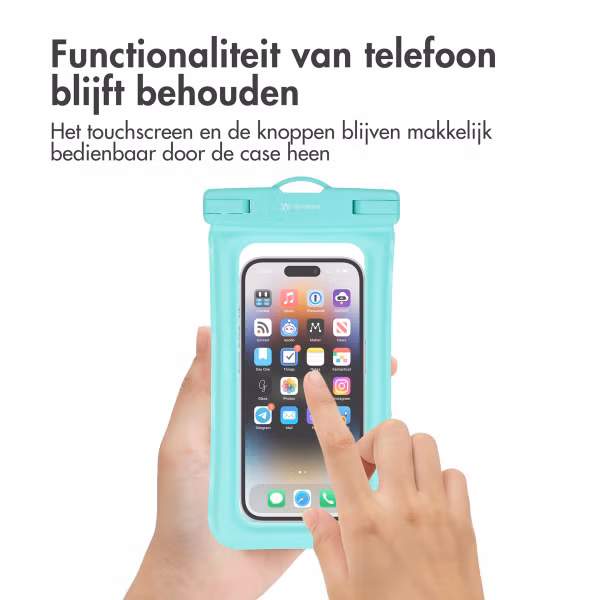 imoshion Universele waterproof pouch - Waterdichte telefoonhoes - Turquoise