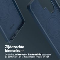 Accezz MagSafe Leather Backcover Samsung Galaxy S26 Ultra - Nightfall Blue