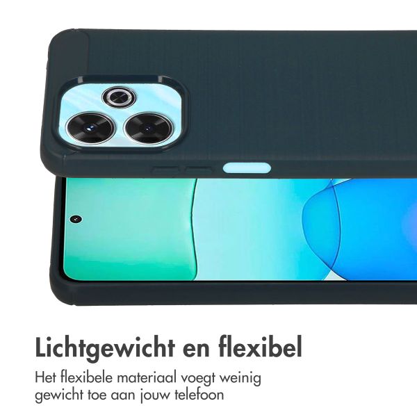 imoshion Brushed Backcover Xiaomi Redmi 13 4G - Donkerblauw