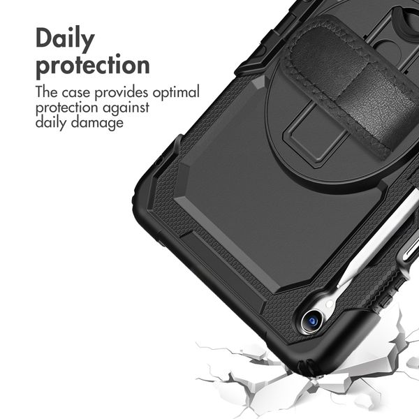 Accezz Rugged Back Cover with shoulder strap Samsung Galaxy Tab S11 - Black