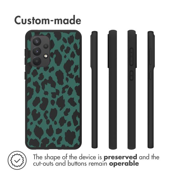 imoshion Design hoesje Samsung Galaxy A33 - Luipaard - Groen / Zwart