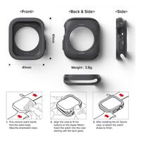 Ringke Air Sports Case Apple Watch Series 4-9 - 40/41 mm - Donkergrijs