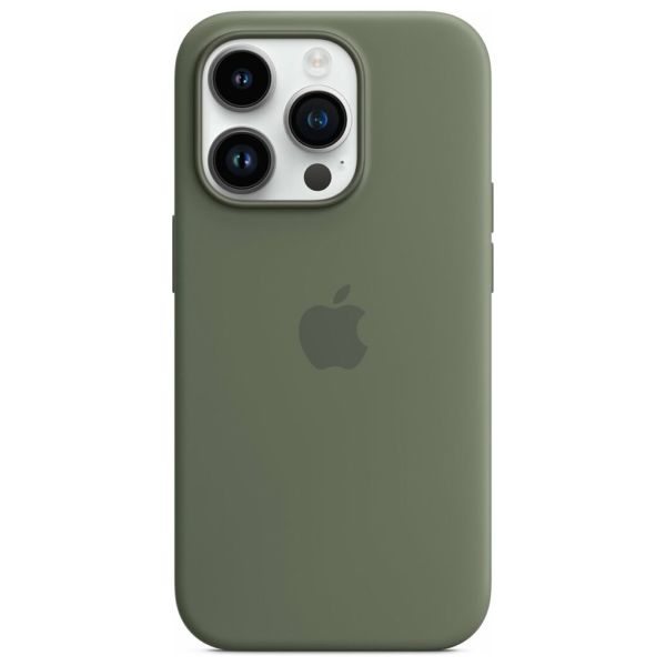 Apple Silicone Backcover MagSafe iPhone 14 Pro - Olive