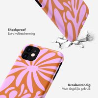 Selencia Vivid Tough Backcover iPhone 11 - Modern Bloom Pink