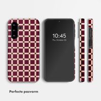 Selencia Vivid Backcover Samsung Galaxy A18 (4G) / A17 (4G/5G) - Check This Burgundy