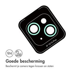 imoshion 2 Pack Camera lens protector Apple iPhone 15 / 15 Plus - Green