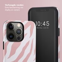 Selencia Vivid Backcover Apple iPhone 13 Pro - Colorful Zebra Old Pink