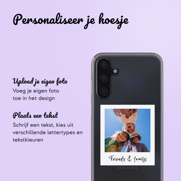 Hoesje met eigen foto en/of tekst Samsung Galaxy A15 (5G/4G) - Polaroid