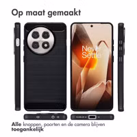 imoshion Brushed Backcover OnePlus 13R - Zwart