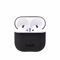 Holdit Silicone Case Apple AirPods 4 - Zwart