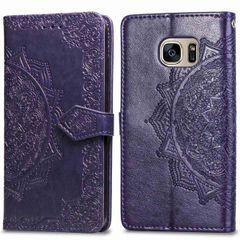 imoshion Mandala Bookcase Samsung Galaxy S7 - Paars