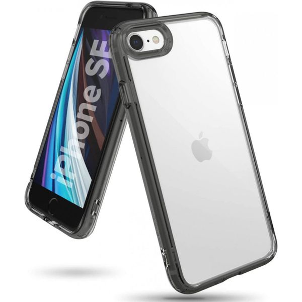 Ringke Fusion Backcover iPhone SE (2022 / 2020) / 8 / 7 - Smoke Black