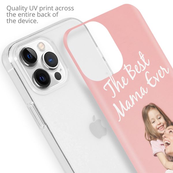 Ontwerp je eigen Apple iPhone 13 Pro gel hoesje - Transparant