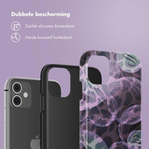 Selencia Vivid Backcover Apple iPhone 11 - Leo Bubble Green