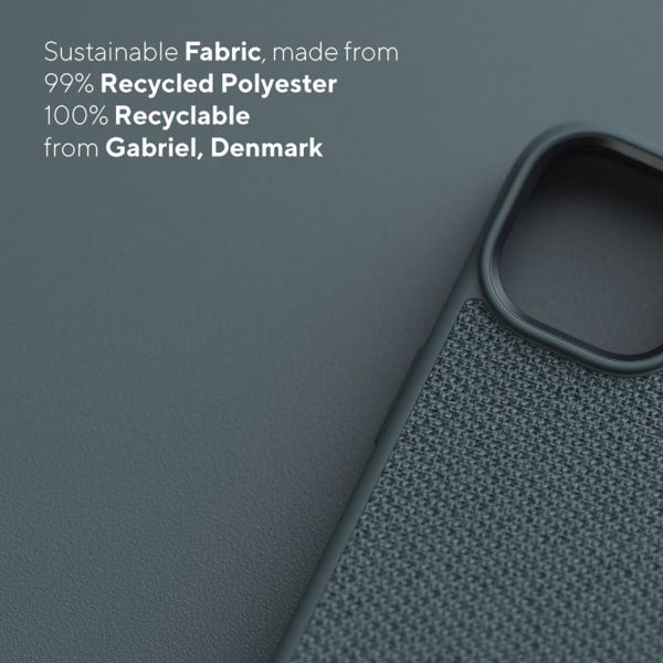 Njorð Collections Fabric Case iPhone 14 Pro Max - Dark Grey