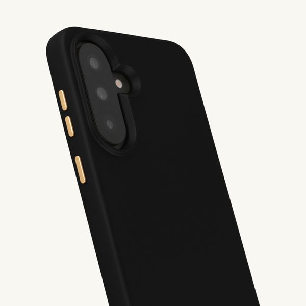 Selencia Rivièra MagSafe Backcover met afneembare haakjes Samsung Galaxy A36 / A56 - Velvet Black