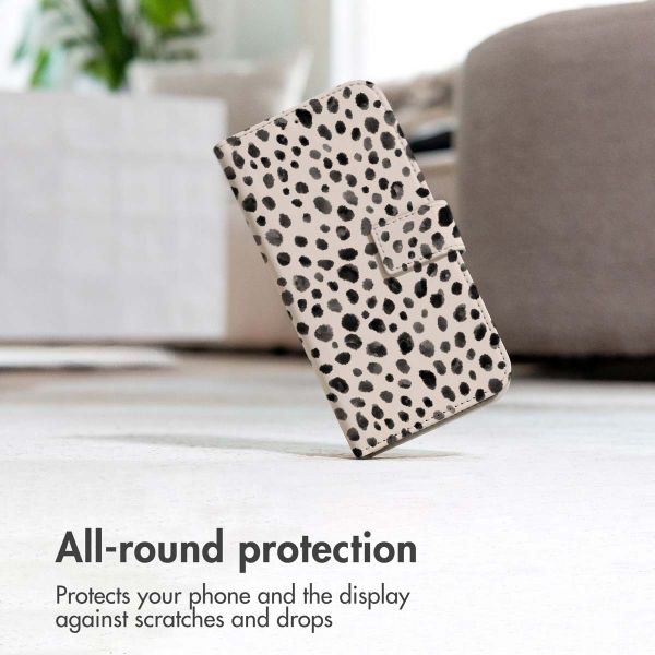 imoshion Design Bookcase Samsung Galaxy A34 (5G) - Black And White Dots