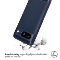 imoshion Brushed Backcover Google Pixel 8 - Donkerblauw